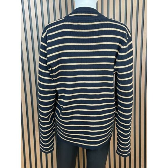 Lauren Ralph Lauren Women's Sweater Cardigan 2-Pcs Set Tank Top 2XL Blue Striped - Picture 2 of 13